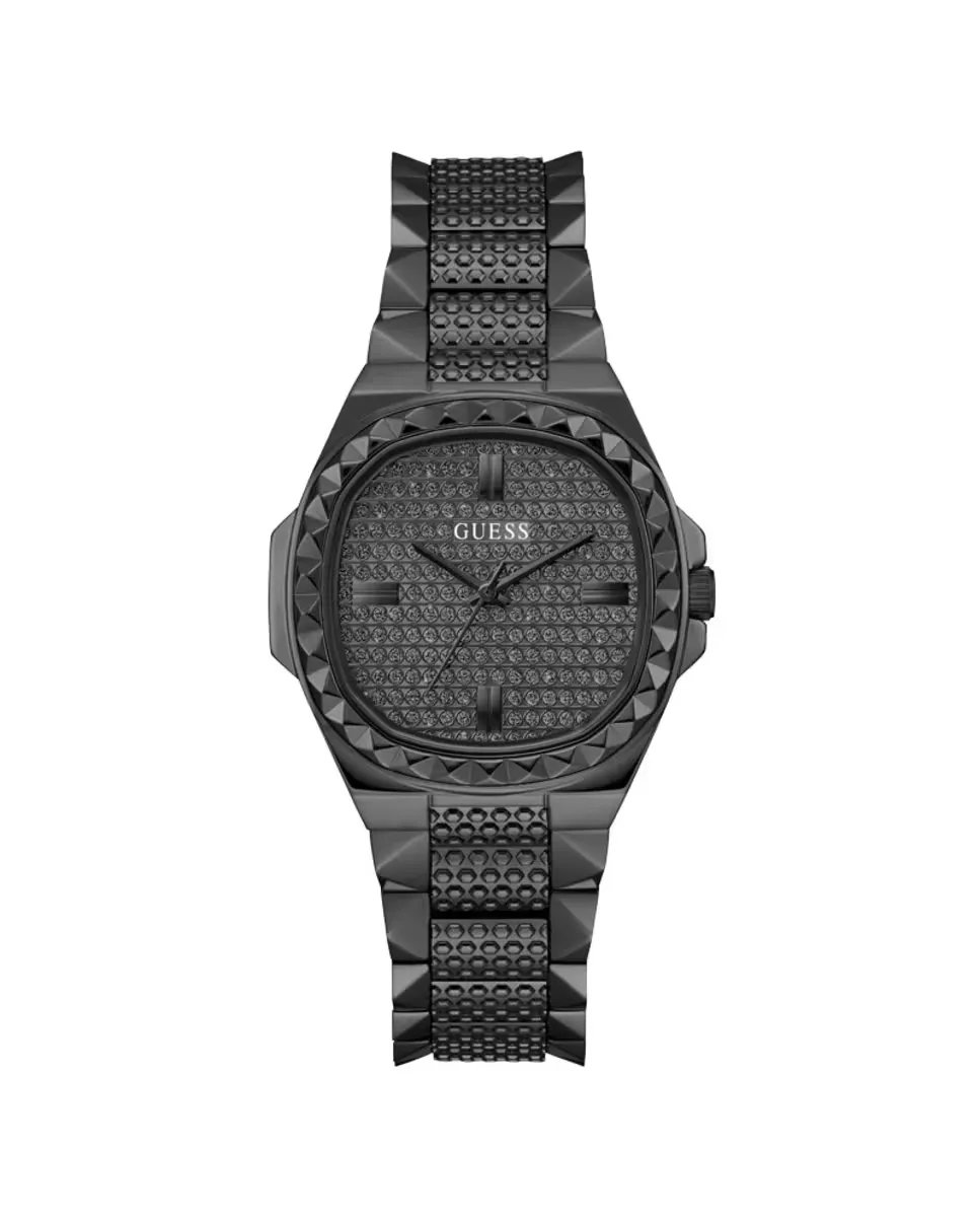 

Женские часы Rebellious GW0601L2 со стальным и черным ремешком Guess, черный