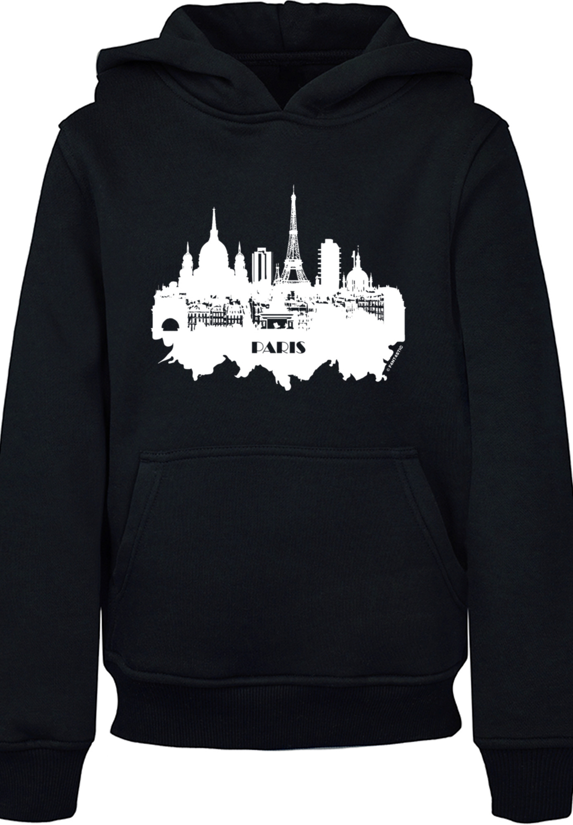 Пуловер F4NT4STIC Hoodie PARIS SKYLINE HOODIE UNISEX, черный