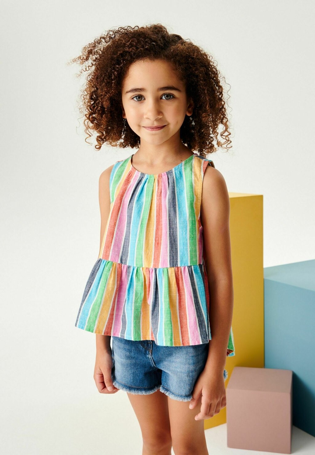 

Блуза Peplum Blouse Next, цвет rainbow stripe