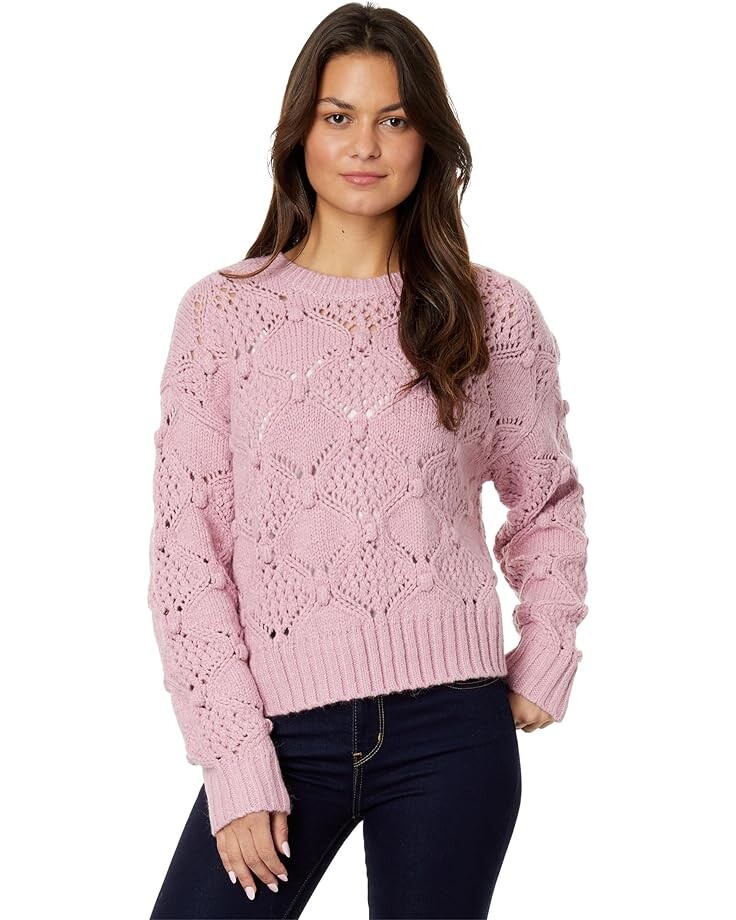 

Свитер Lucky Brand Open Stitch Pullover, цвет Lilas