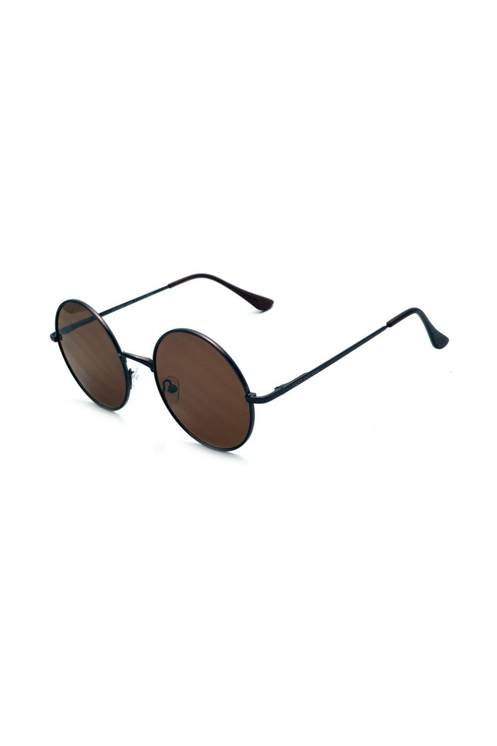 солнцезащитные очки авиаторы jordan east village черный Круглые солнцезащитные очки Journeyman East Village, медный