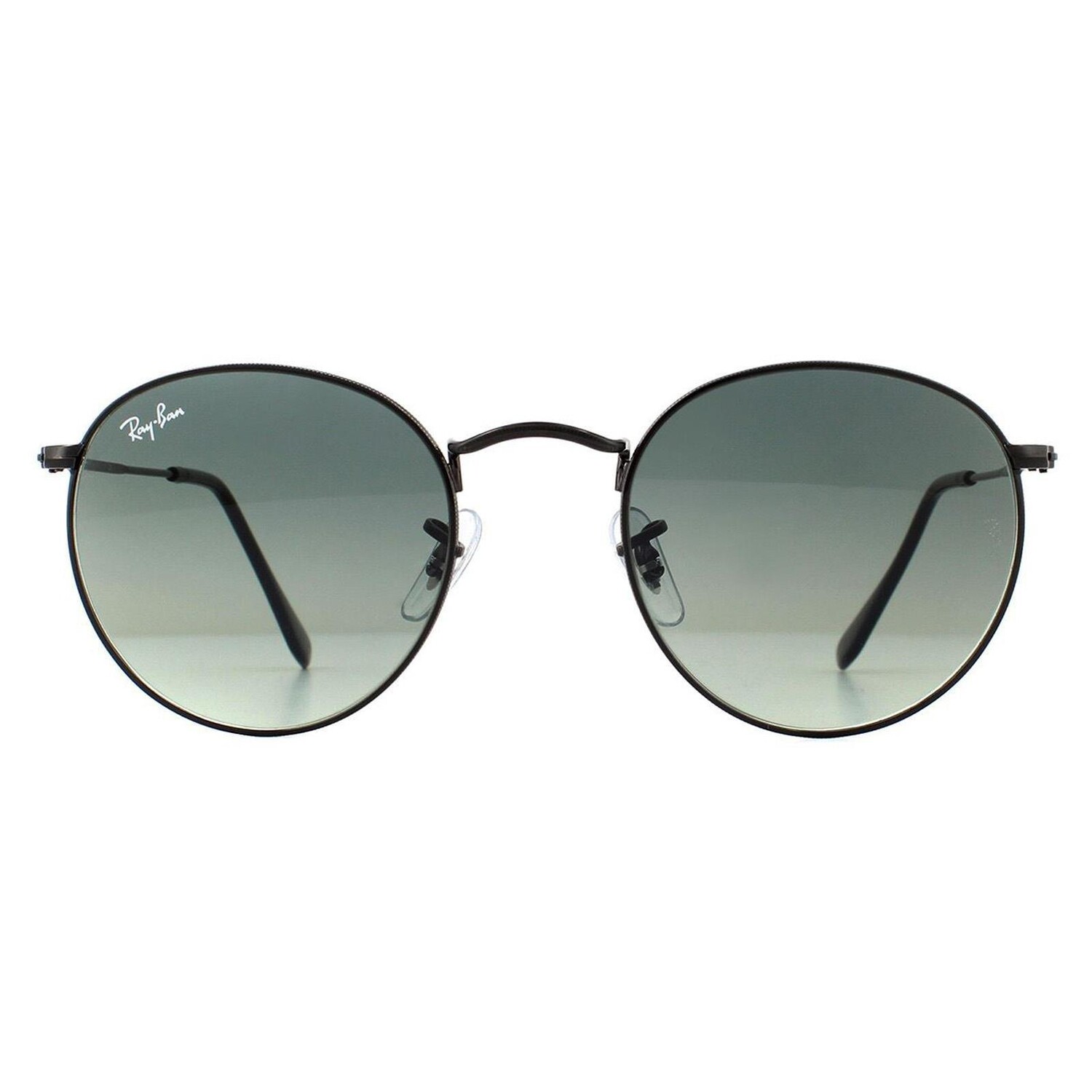 

Круглые черные серые солнцезащитные очки с градиентом Ray-Ban, черный
