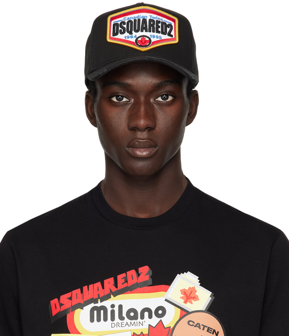 

Черная бейсболка Dsquared2, цвет Black