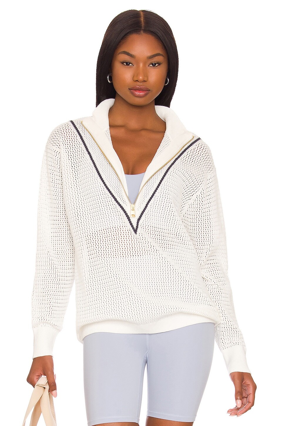 

Поло Varley Calva Knit, цвет Snow White