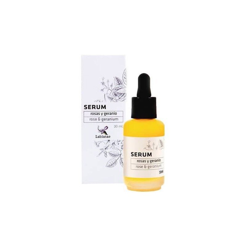 

Увлажняющая сыворотка для ухода за лицом Serum rosas y geranio Labiatae, 30 мл