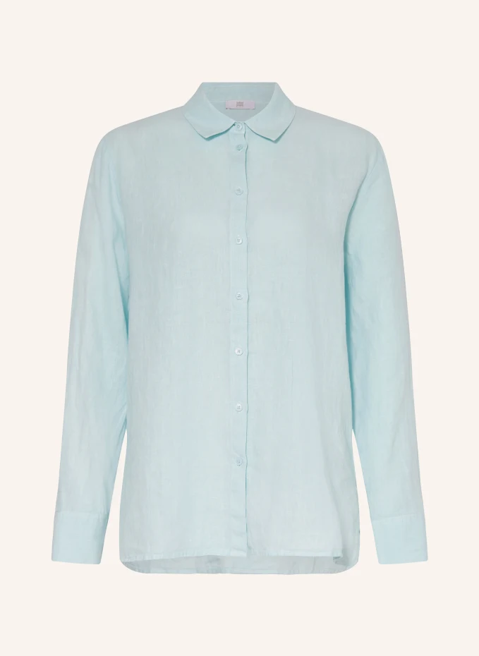 Льняная блузка-рубашка Riani, бирюзовый