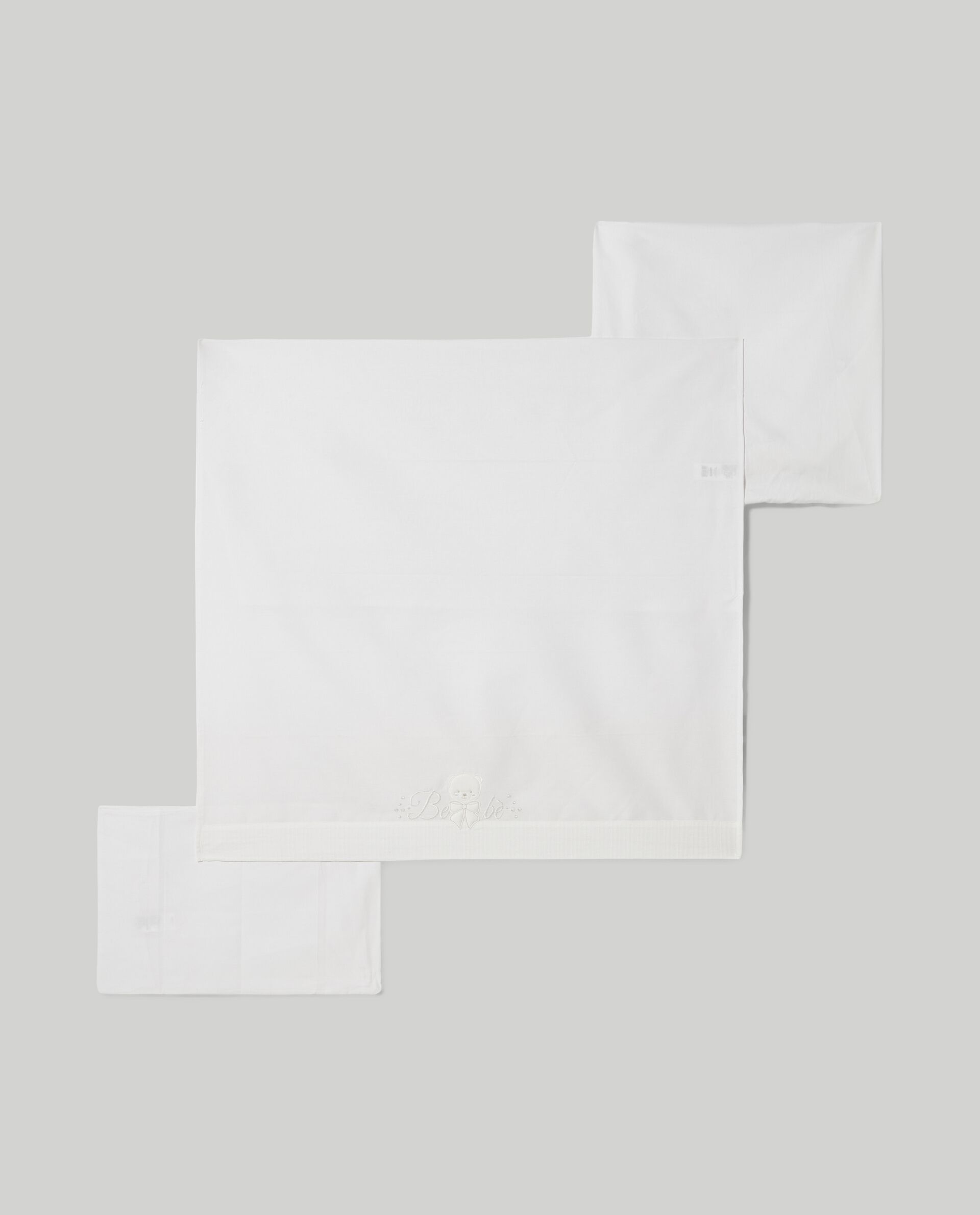 Комплект для кроватки из чистого хлопка с вышивкой, белый комплект детской кроватки с рисунком из перкаля из чистого органического хлопка розовый