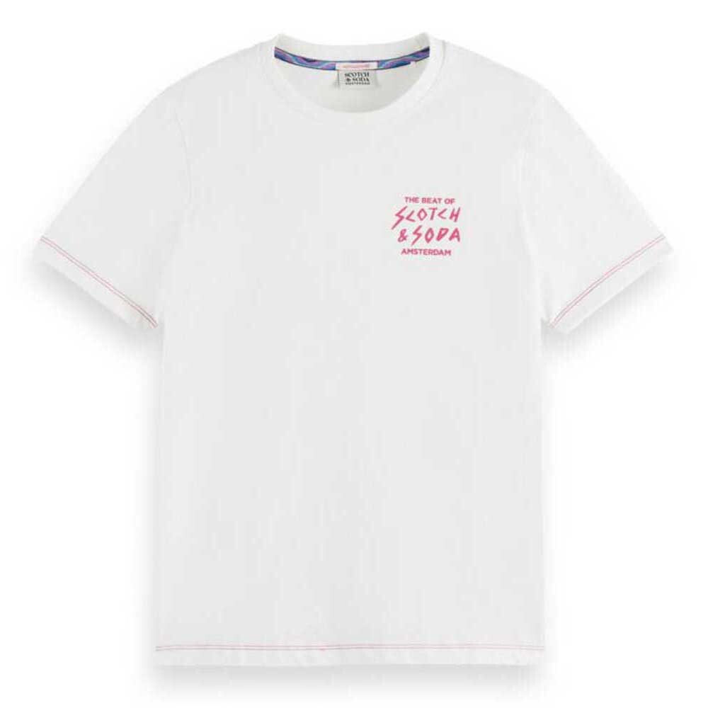

Футболка Scotch & Soda Cotton In Conversion Regular Fit, белый