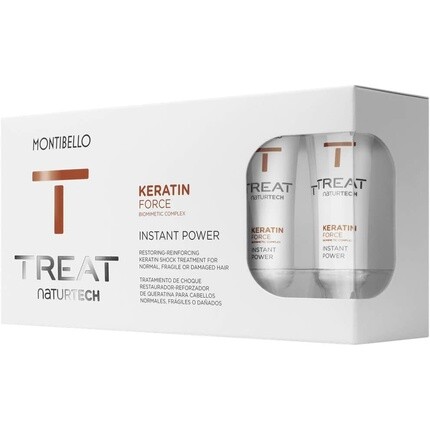 

Treat Naturtech Keratin Force Instant Power 12 мл — упаковка из 10 шт., Montibello
