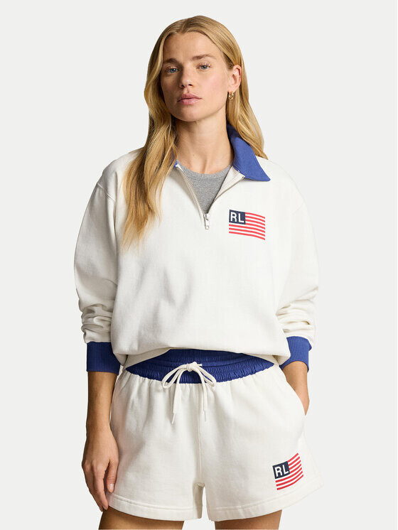 

Толстовка стандартного кроя Polo Ralph Lauren, белый