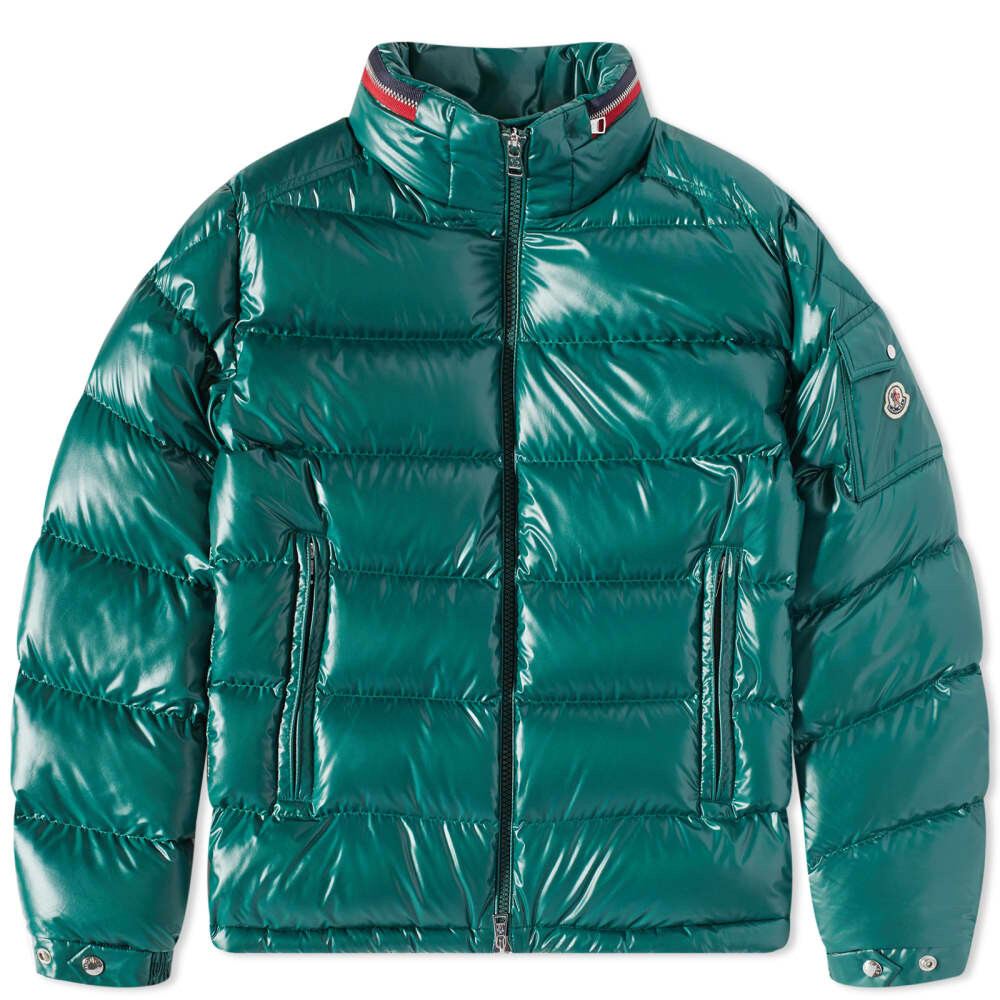 

Moncler Пуховик Bourne, зеленый
