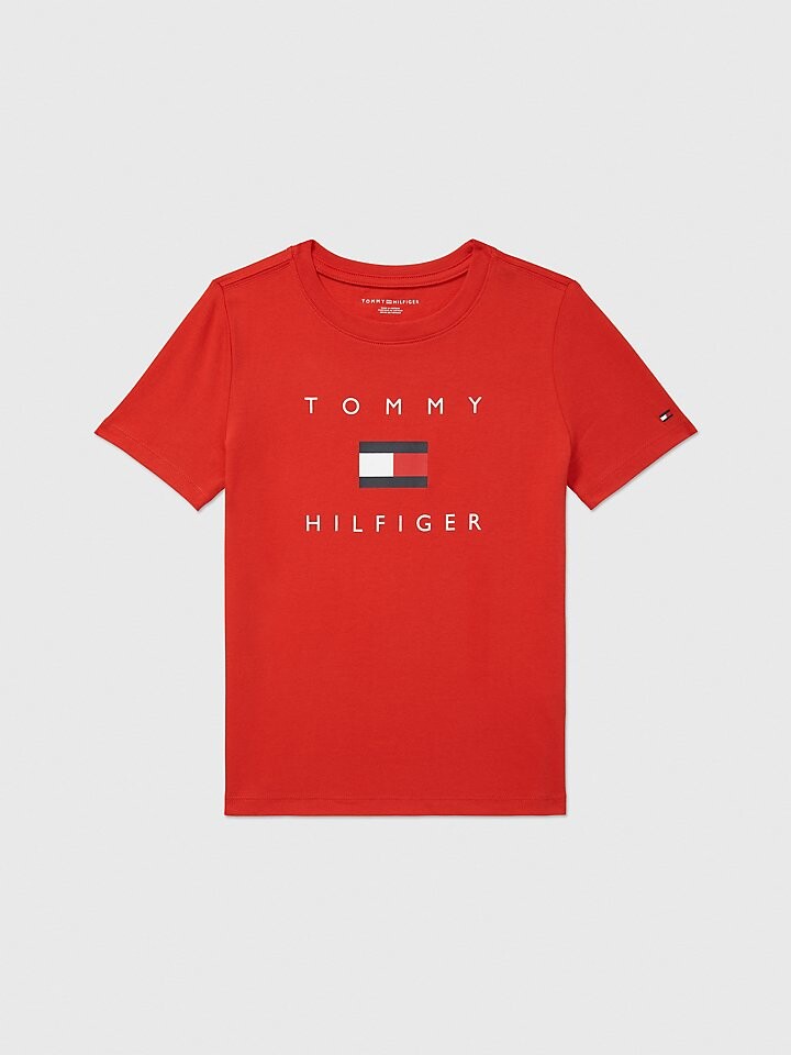 

Детская футболка с логотипом Tommy Hilfiger