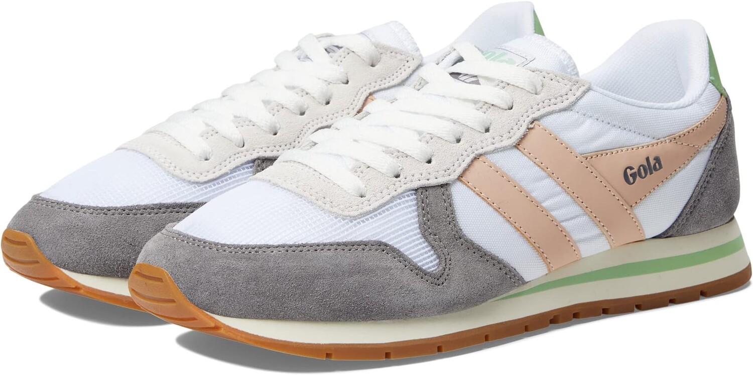 

Кроссовки Daytona Gola, цвет White/Pearl Pink/Patina Green