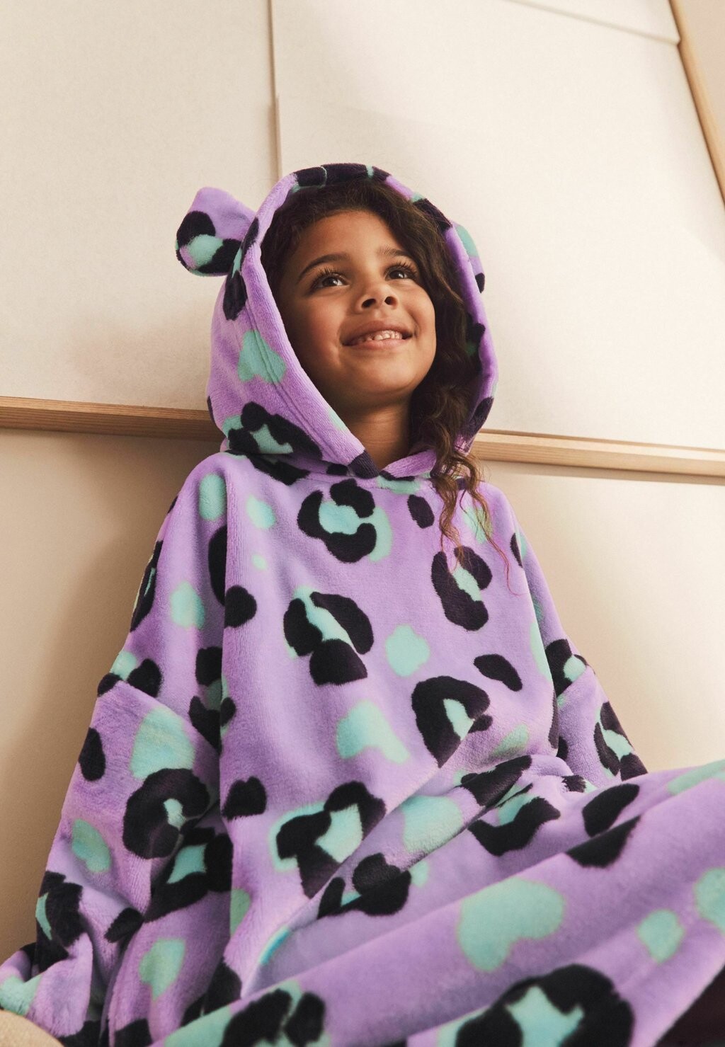 

Толстовка Animal Print Hooded Blanket . Next, фиолетовый