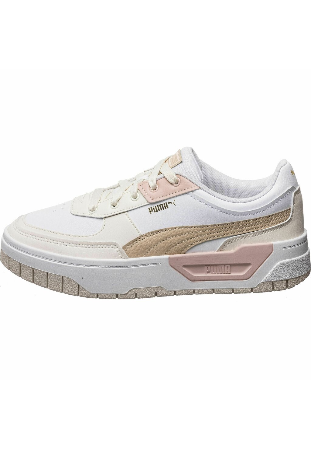 

Кроссовки Puma Cali Dream Lth Wns, матовый цвет слоновой кости белый песок