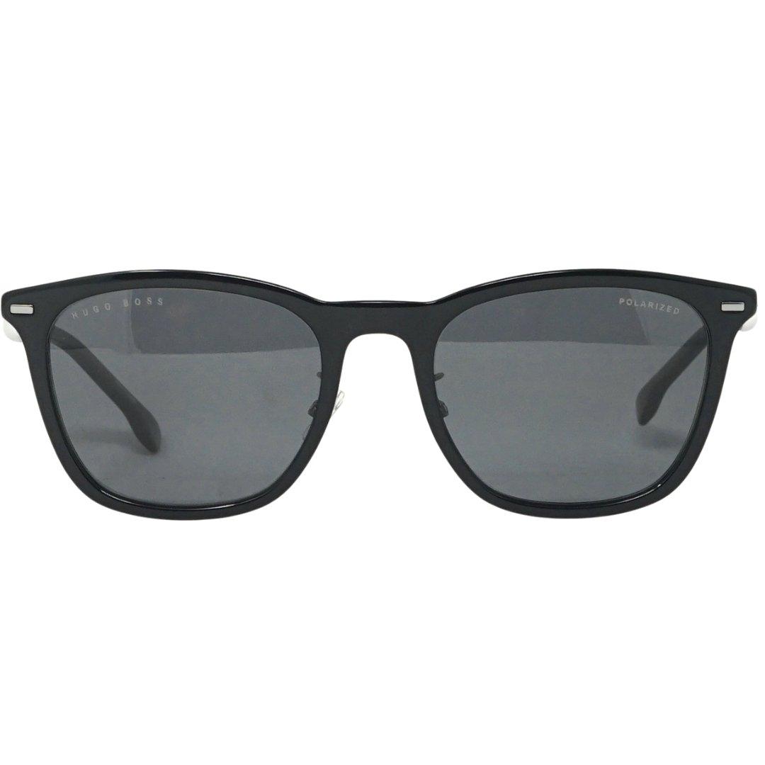 солнцезащитные очки hugo boss boss 1235 s 1290 0807 M9 Черные солнцезащитные очки Hugo Boss, черный