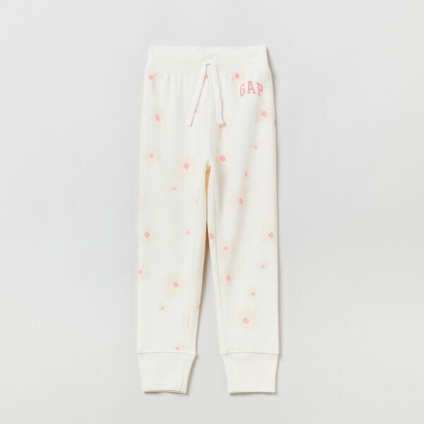 

Джоггеры с цветочным принтом логотипом и шнурком Gap, розовый