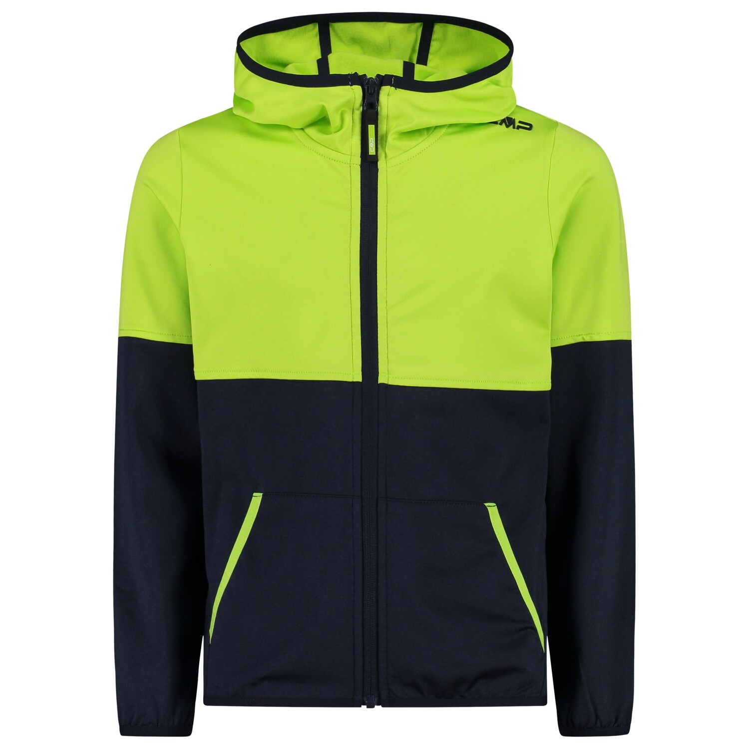 

Флисовая жилетка Cmp Kid's Fix Hood Stretch, цвет Lime