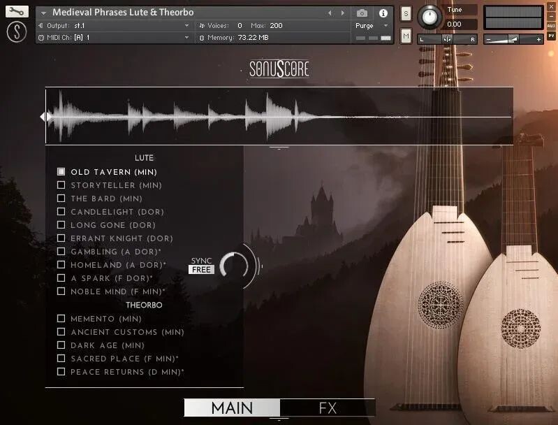 

Плагин Sonuscore Medieval Phrases Lute & Theorbo