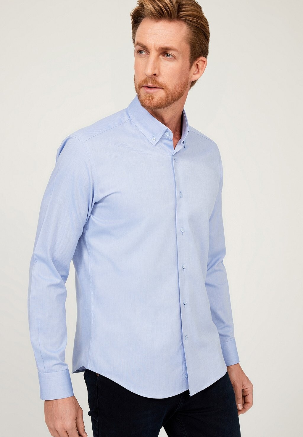 

Деловая рубашка OXFORD GEKNÖPFTER KRAGEN SLIM FIT TALL Kigili, цвет Blue