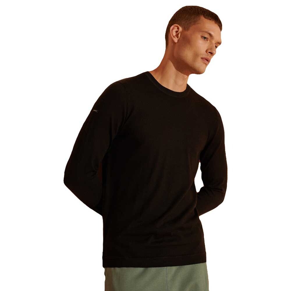 

Свитер Superdry Merino Lightweight, черный