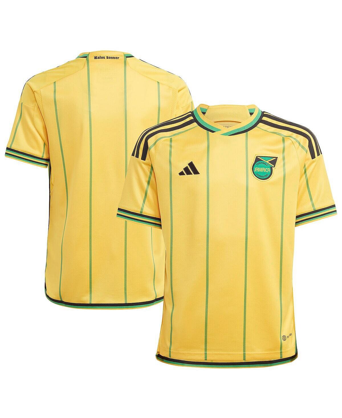 

Домашняя копия джерси сборной Ямайки Big Boys Yellow 2023 adidas