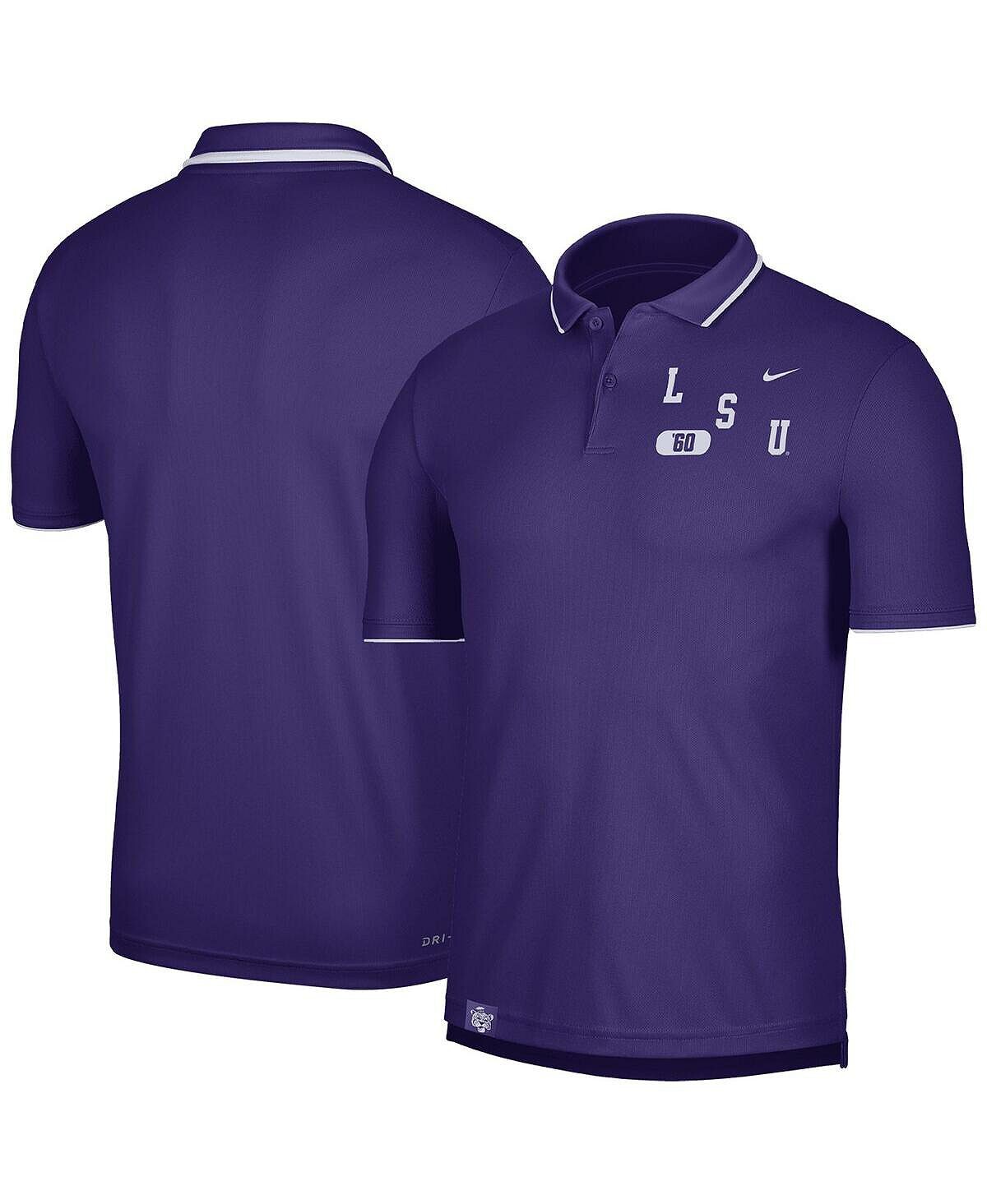 

Мужская фиолетовая рубашка-поло LSU Tigers Wordmark Performance Nike