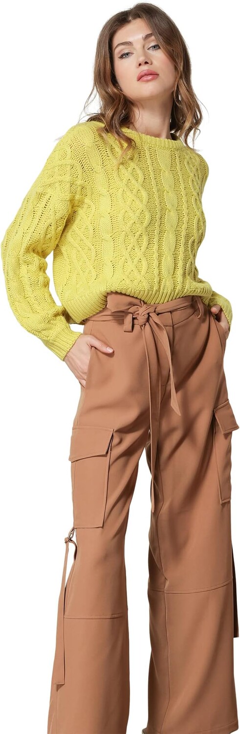 

Рита Свитер line and dot, цвет Chartreuse