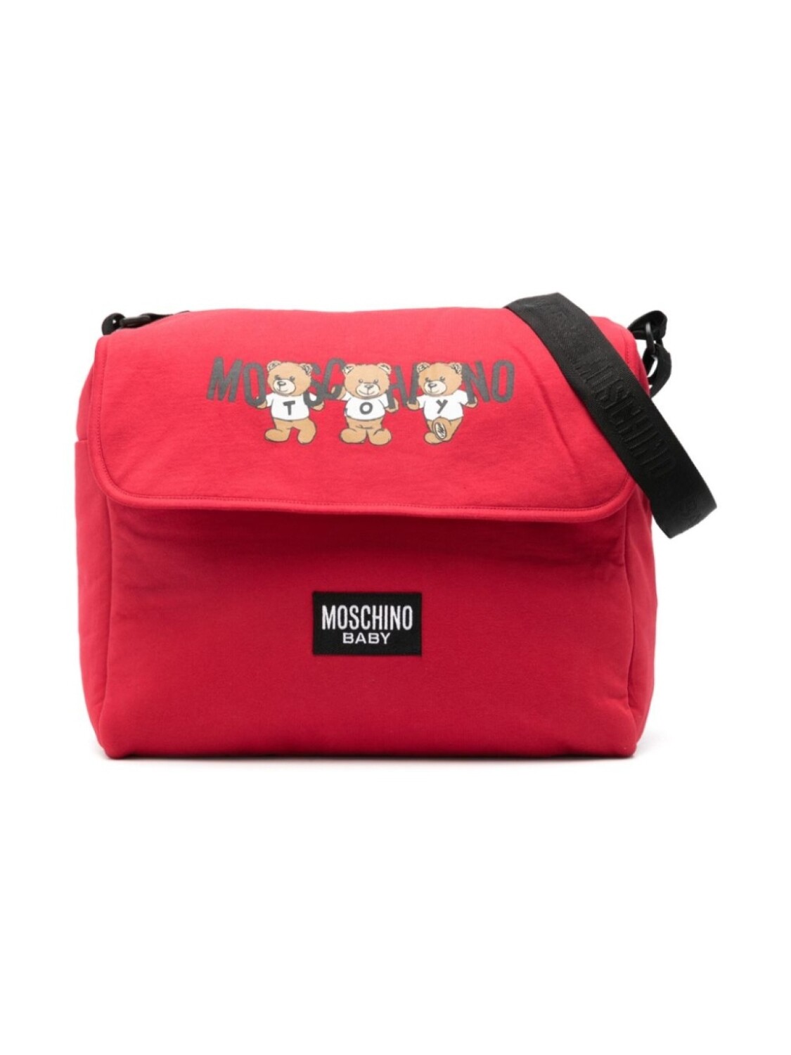 

Moschino Kids пеленальная сумка с принтом Teddy Bear, красный