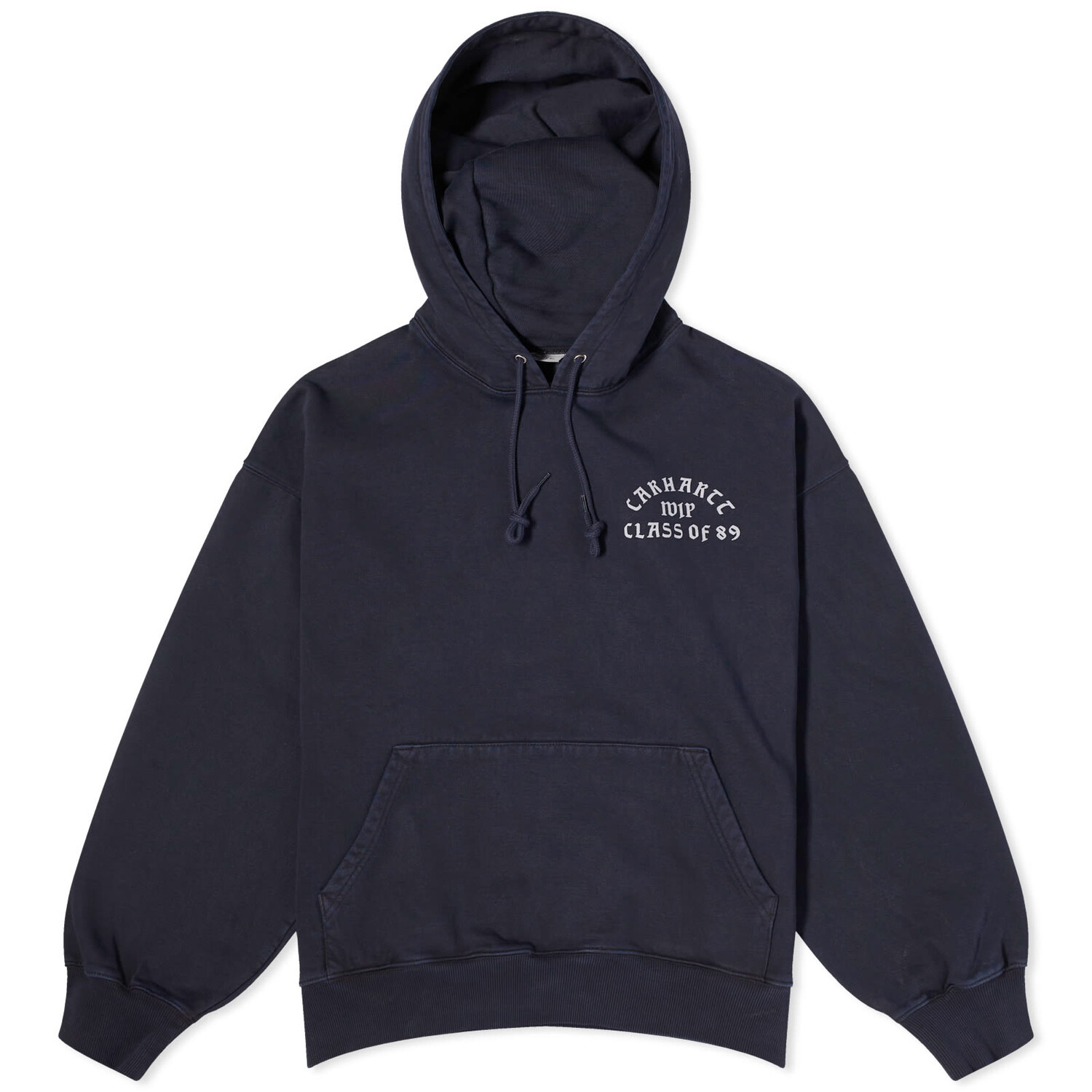 

Толстовка Carhartt Wip Hooded Class Of '89 Crew Sweat, цвет Dark Navy & White