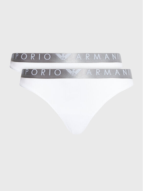 

Набор из 2 стрингов Emporio Armani Underwear, белый