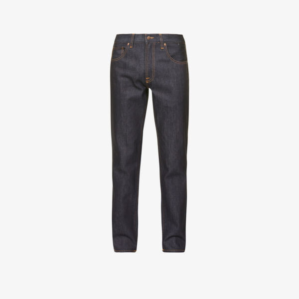 

Джинсы прямого кроя Gritty Jackson классического кроя Nudie Jeans, темно-синий