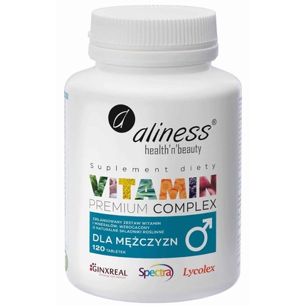 Витаминный комплекс премиум-класса для мужчин Healthy Body 120 таблеток, Aliness витаминный комплекс симпливит вкус лимона 120 таблеток