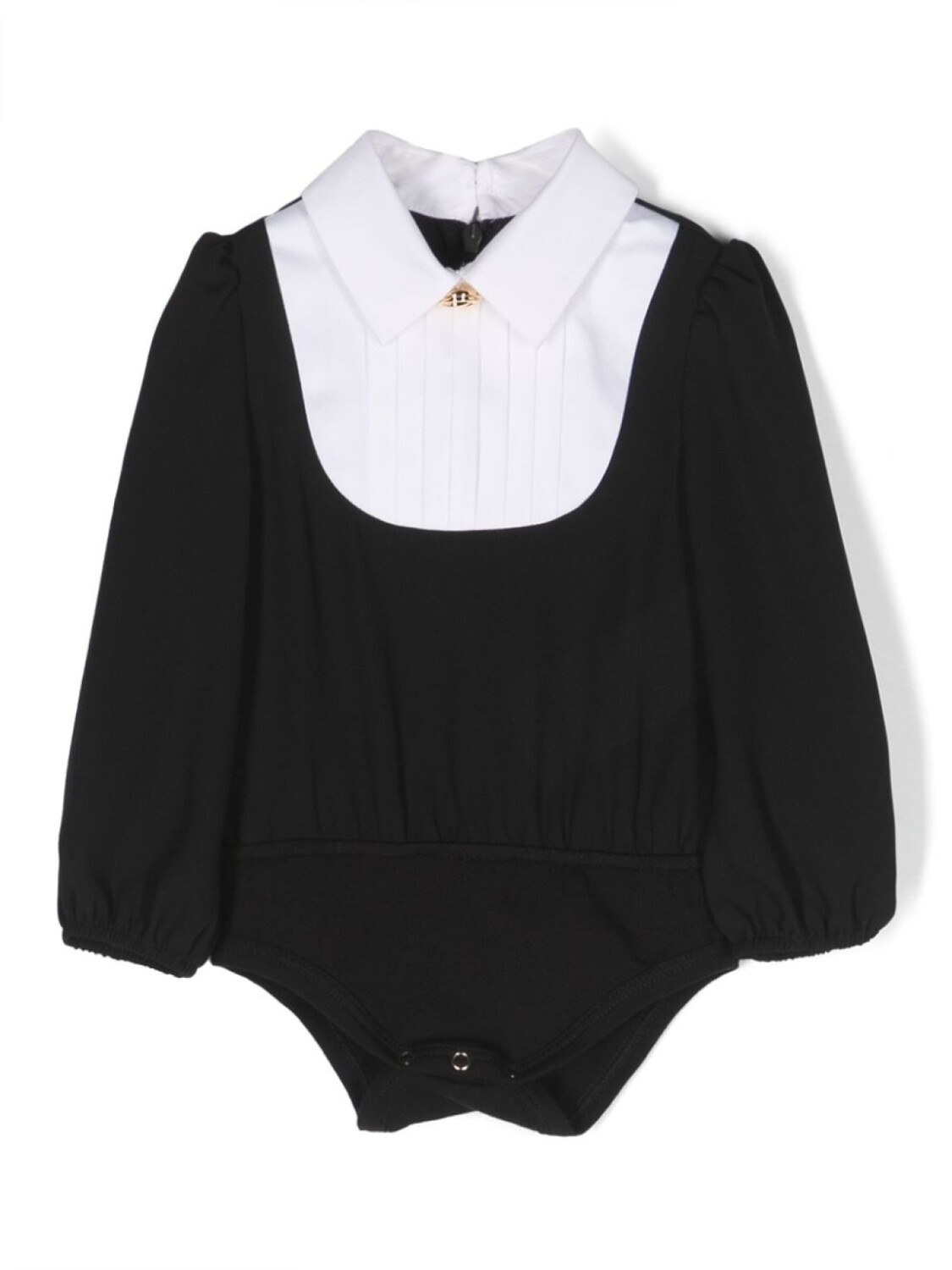

Elisabetta Franchi La Mia Bambina боди с длинными рукавами, черный