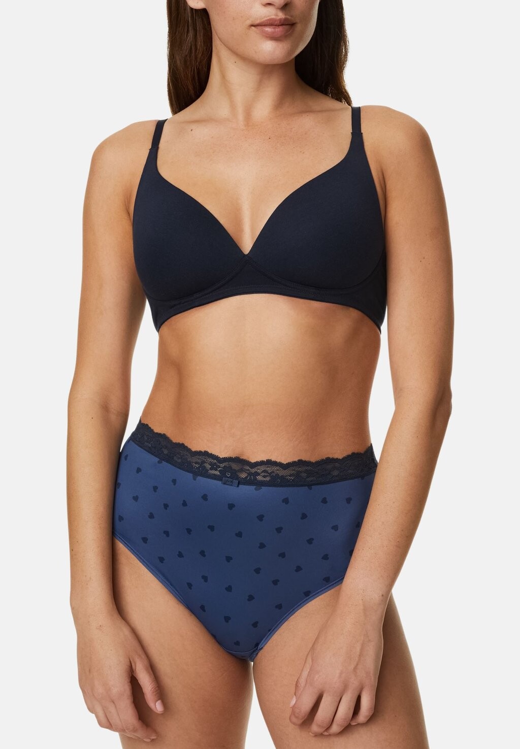 

Трусики 4 PACK HEART PRINT Marks & Spencer, темно-синий
