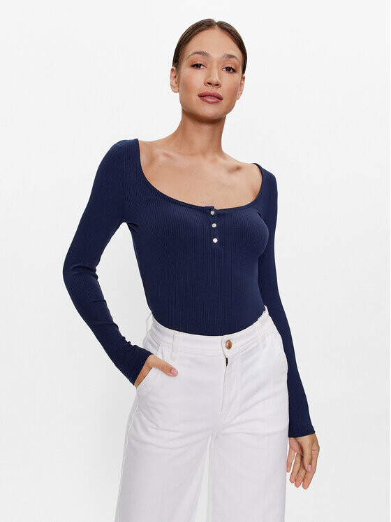 

Узкая блузка Guess, синий