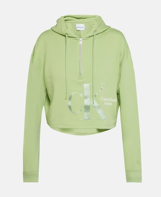 

Толстовка с капюшоном Calvin Klein, джейд
