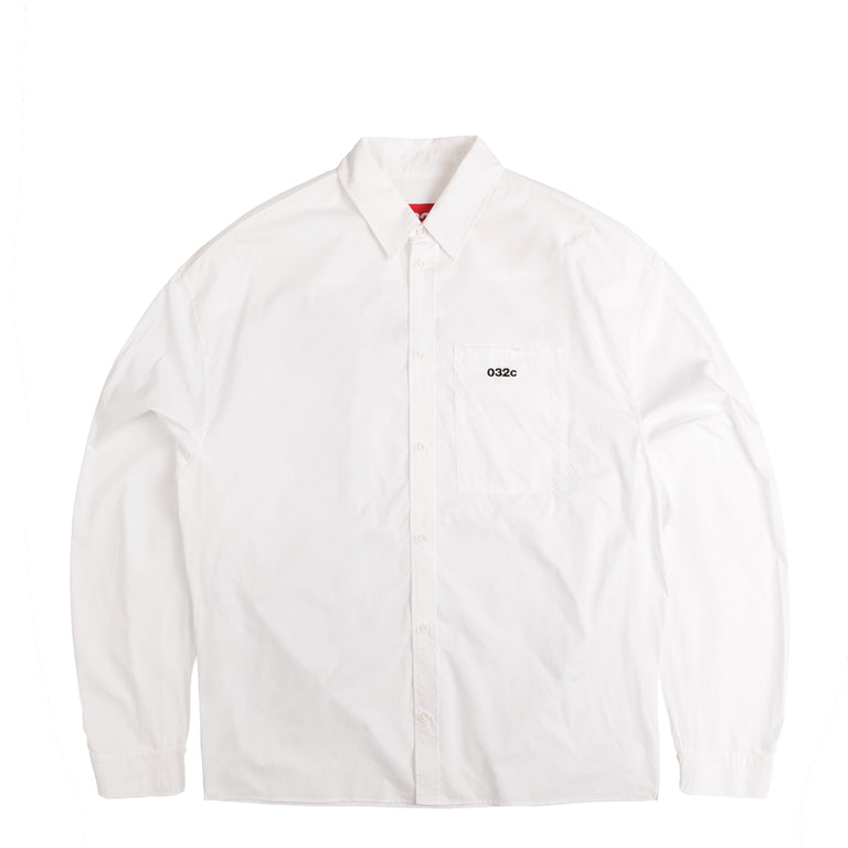 Рубашка 032C Drop Button Up Shirt 032c, белый