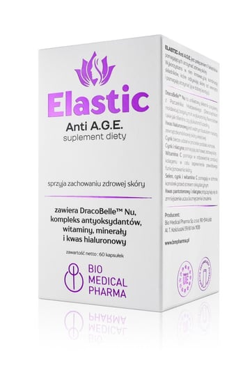 Bio Medical Pharma, Elastic Anti Age, 60 капсул.