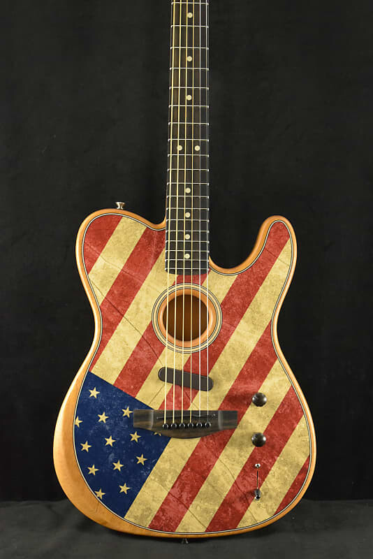 

Акустическая гитара Fender Limited Edition American Acoustasonic Telecaster USA Flag