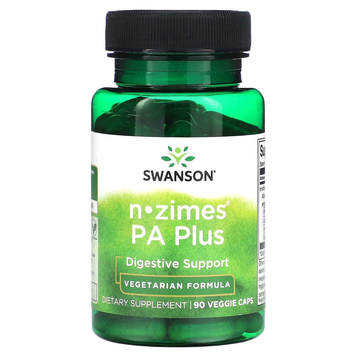 

N-Zimes PA Plus, 90 вегетарианских капсул, Swanson