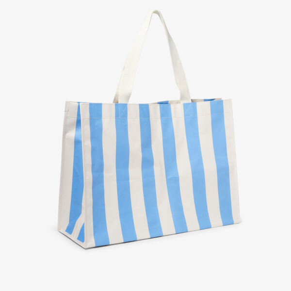 

Плетеная пляжная сумка le weekend carryall с полосатым принтом Sunnylife, синий