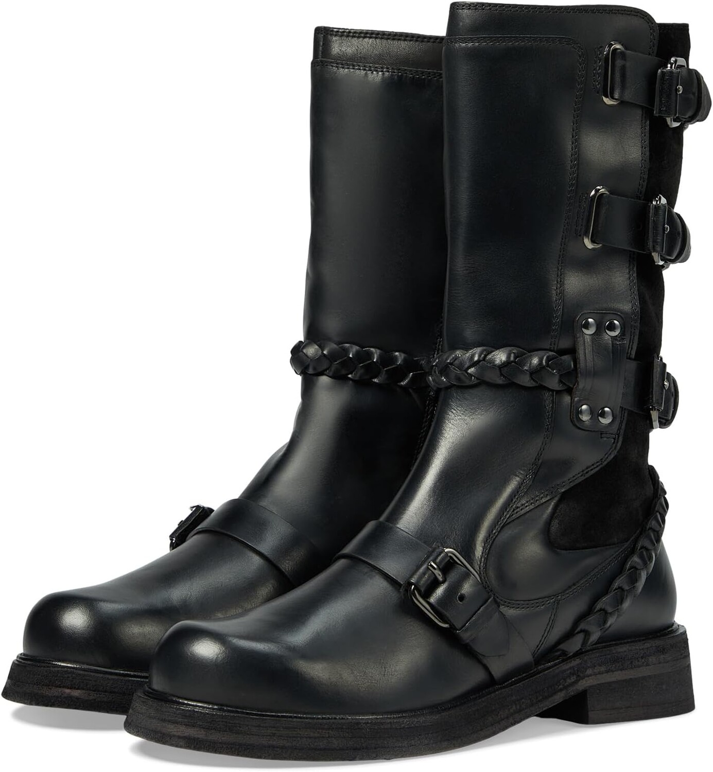 

Сапоги Billie Buckle Boot Free People, черный