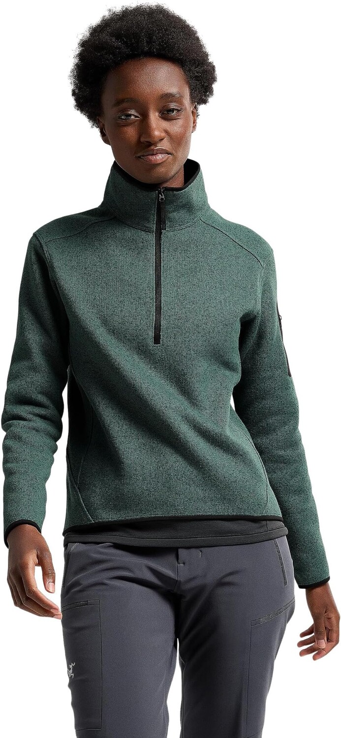 

Толстовка Covert Zip Neck Arc'teryx, цвет Boxcar Heather