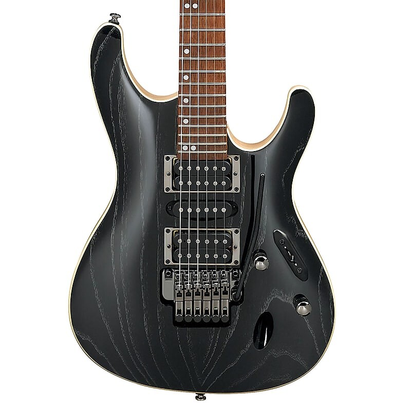 

Электрогитара Ibanez S570AH Standard Electric Guitar, Silver Wave Black
