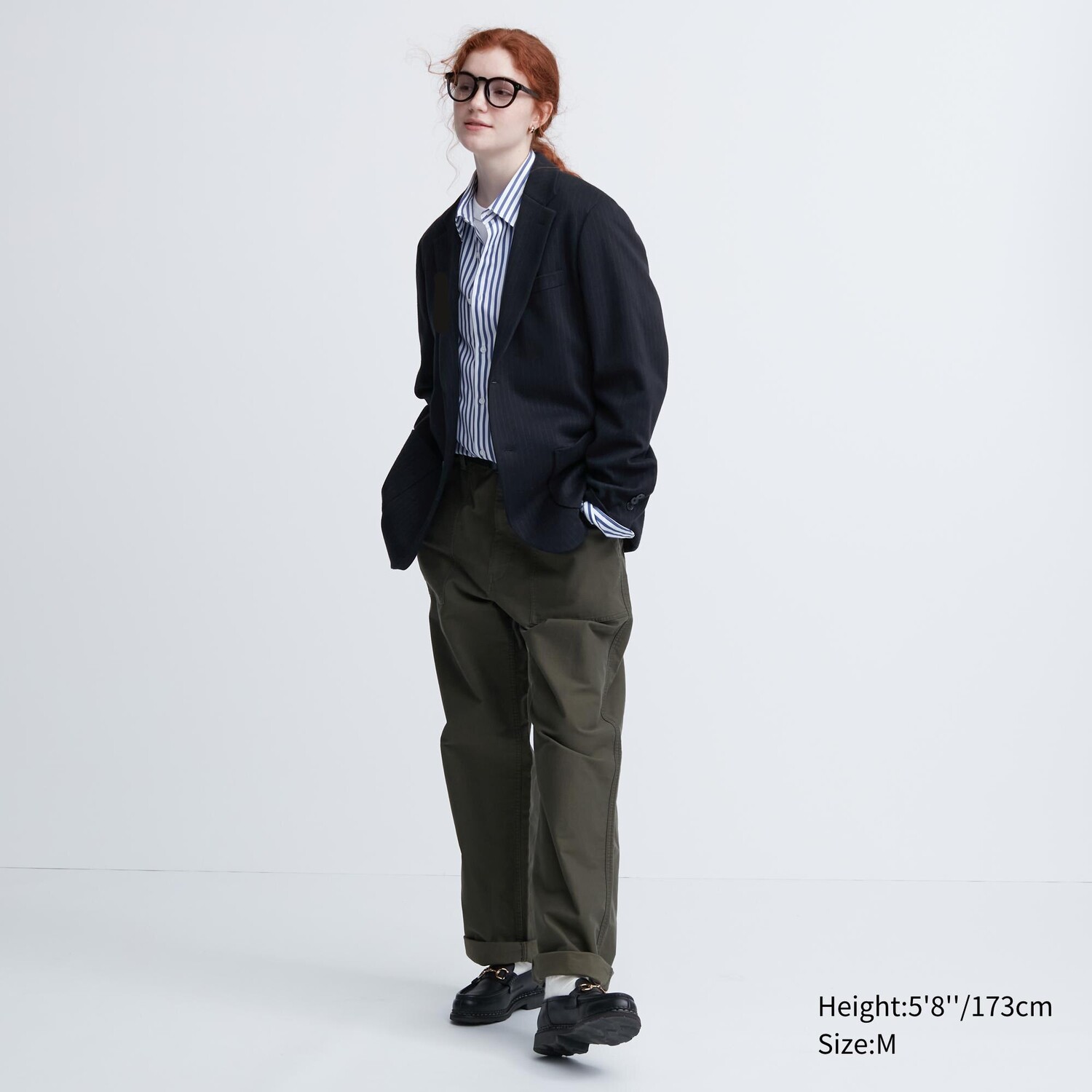 

Пиджак Comfort с узором Uniqlo, серый