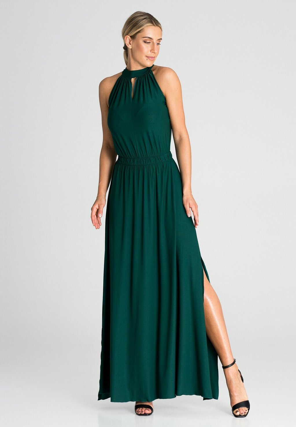 Длинное платье Figl, зеленый