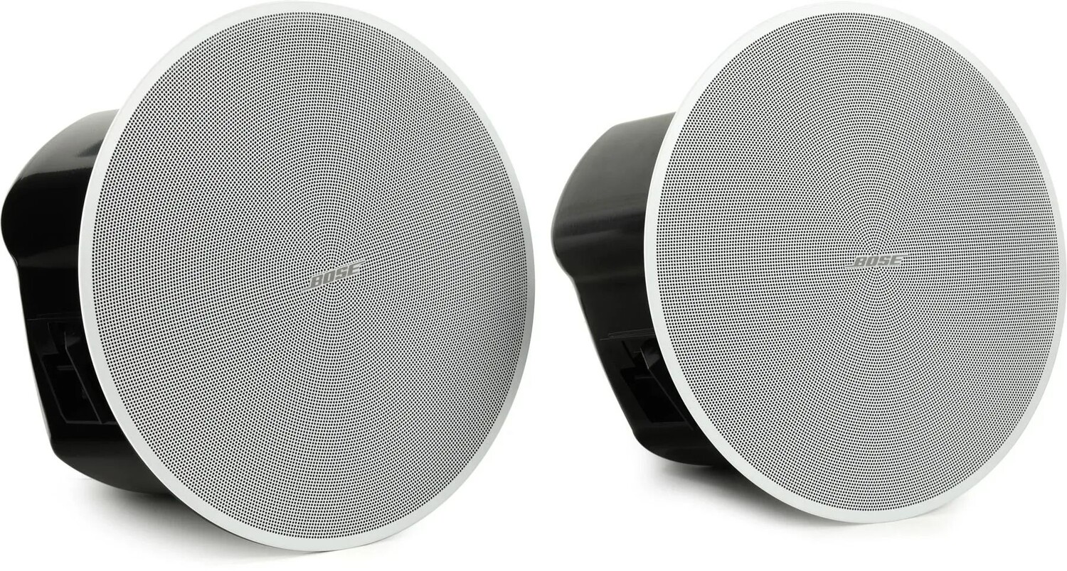 

Bose Professional DesignMax DM6C 100 Вт 6,5-дюймовый потолочный громкоговоритель (пара) — белый