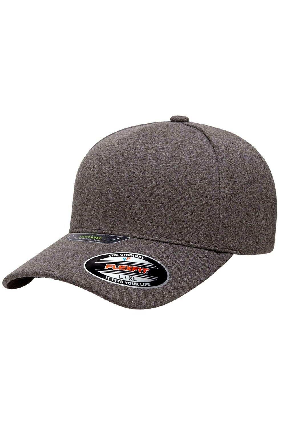 

Кепка Unisex Unipanel Melange Flexfit, меланжево-лимонно-серый