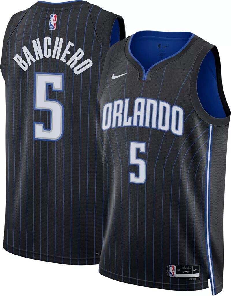 

Мужская майка Nike Orlando Magic Paolo Banchero #5 Dri-FIT Swingman